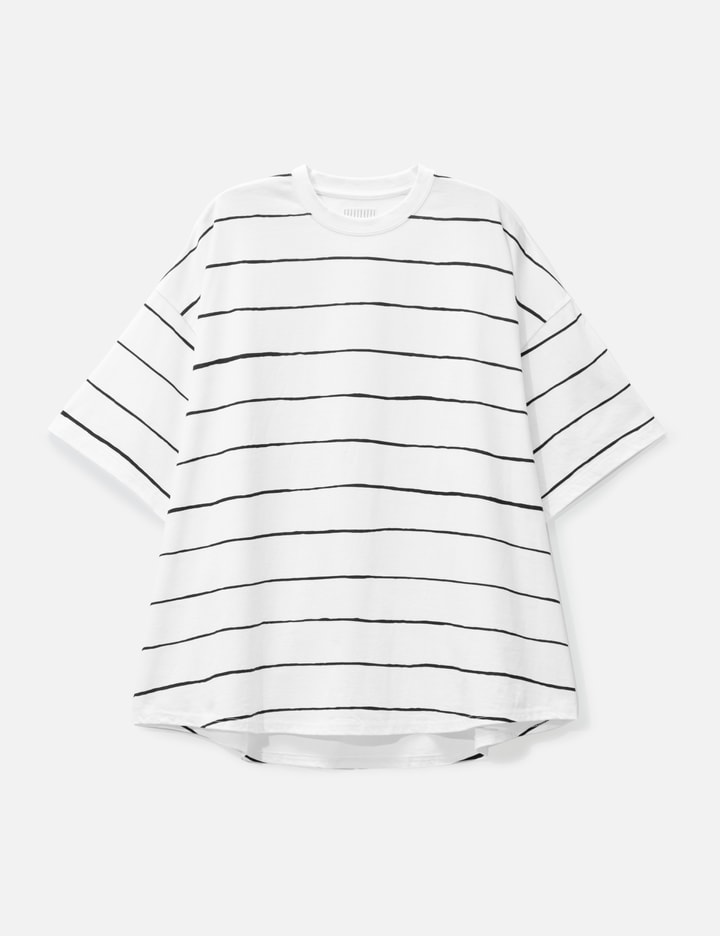 Oversized Striped Short Sleeve T-shirt Placeholder Image