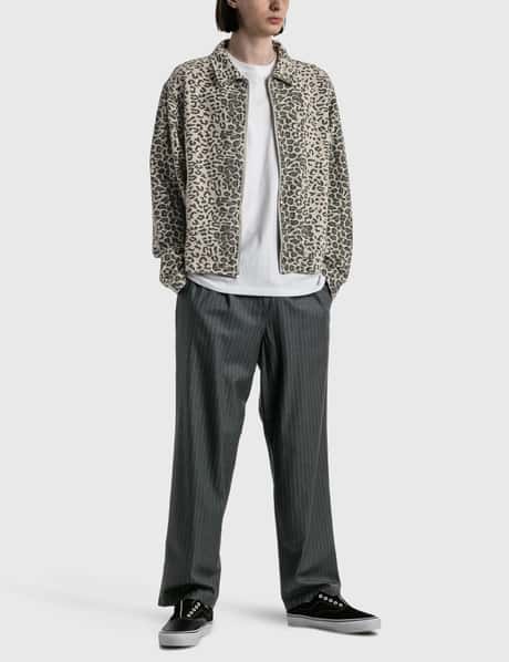 Stüssy - Leopard Mesh Zip Jacket | HBX - Globally Curated Fashion 