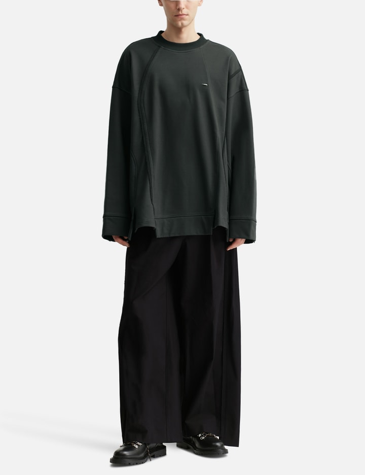 Asymmetric Cut Flare Pants Placeholder Image