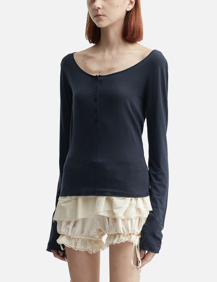 Fade Button Long Sleeve Placeholder Image