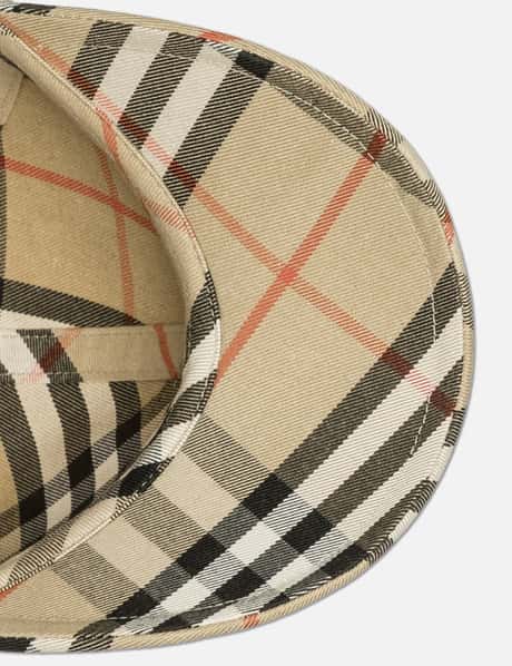 Burberry - Check Cotton Blend Baseball Cap | HBX display picture 1