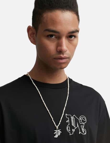 Palm Angels Pa Monogram Chain Necklace