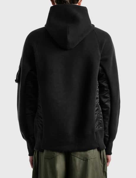 Sacai - Sponge Sweat X Ma-1 Hoodie | HBX - Globally Curated 