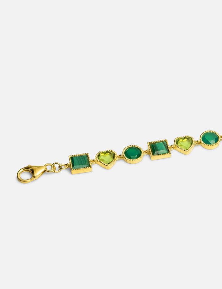 The Green Shape Bracelet in Yellow Gold Placeholder Image