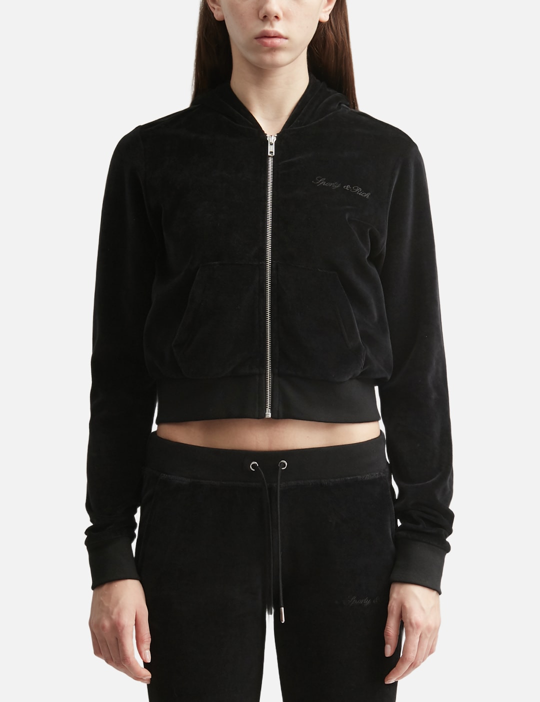Signature Logo Krystal Zip Hoodie view 18