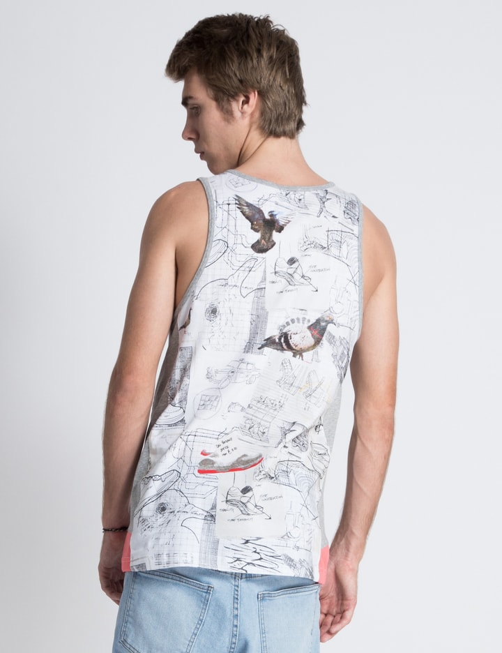 White Sketch Tank Top Placeholder Image