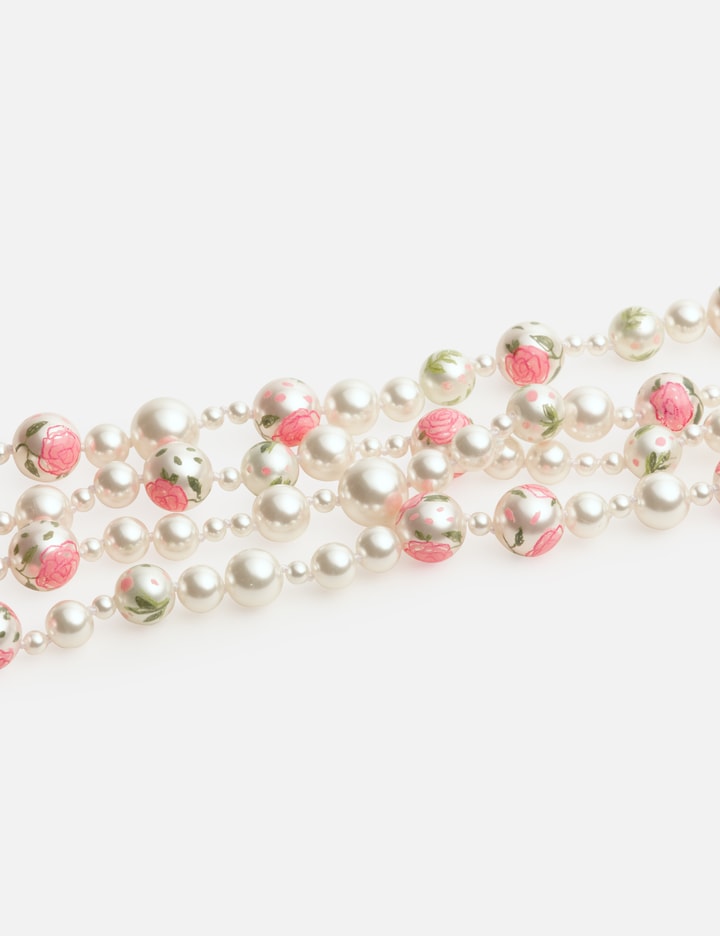 YVMIN SHUSHU/TONG × YVMIN Painted Pearl Layered Necklace