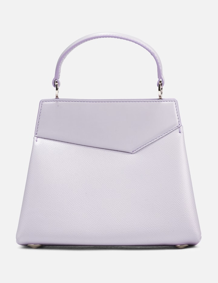 Shop Maison Margiela Snatched Handbag Small In White