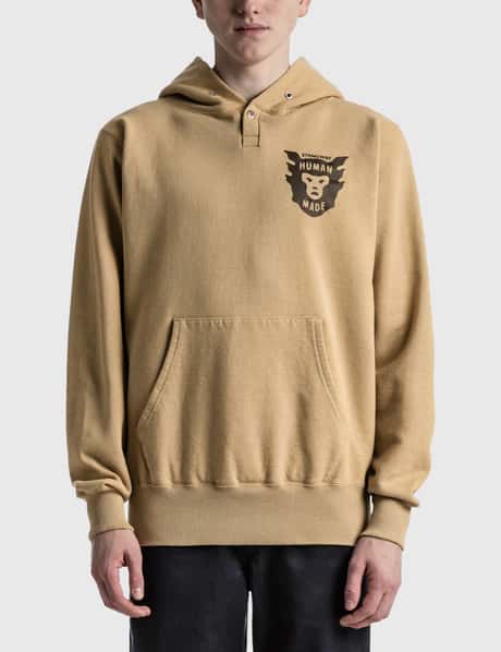 Human Made - Snap-Button Collar Hoodie | HBX - Globally Curated 
