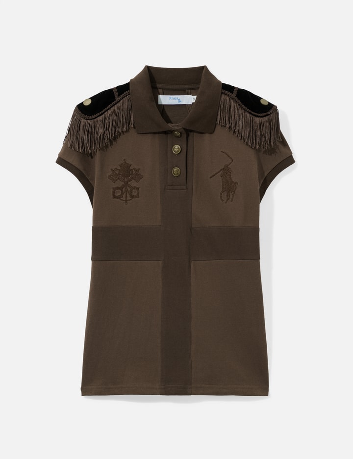 Praying Epaulette Women's Top Brown