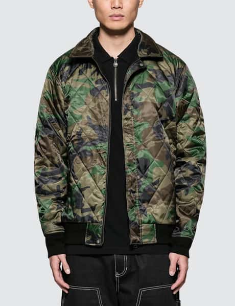 Stüssy - Boiled Wool Reversible Bomber Jacket | HBX