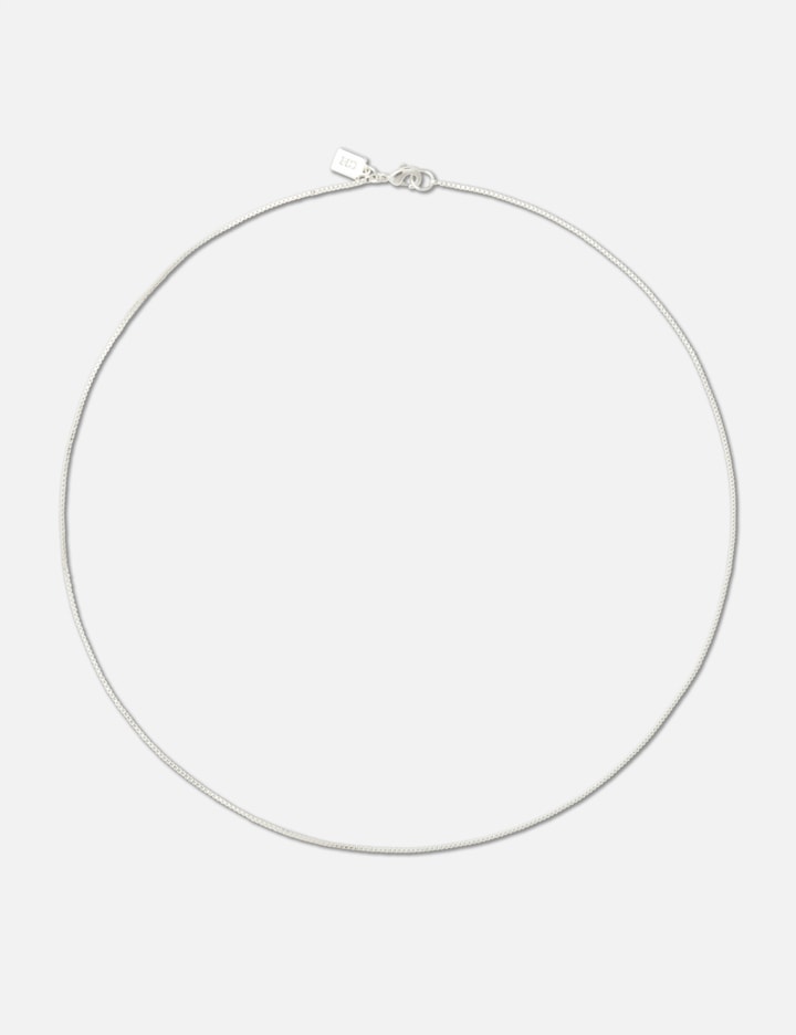 Crystal Haze Womens Box Chain 18ct Yellow Gold-plated Brass Necklace Silver In Metallic