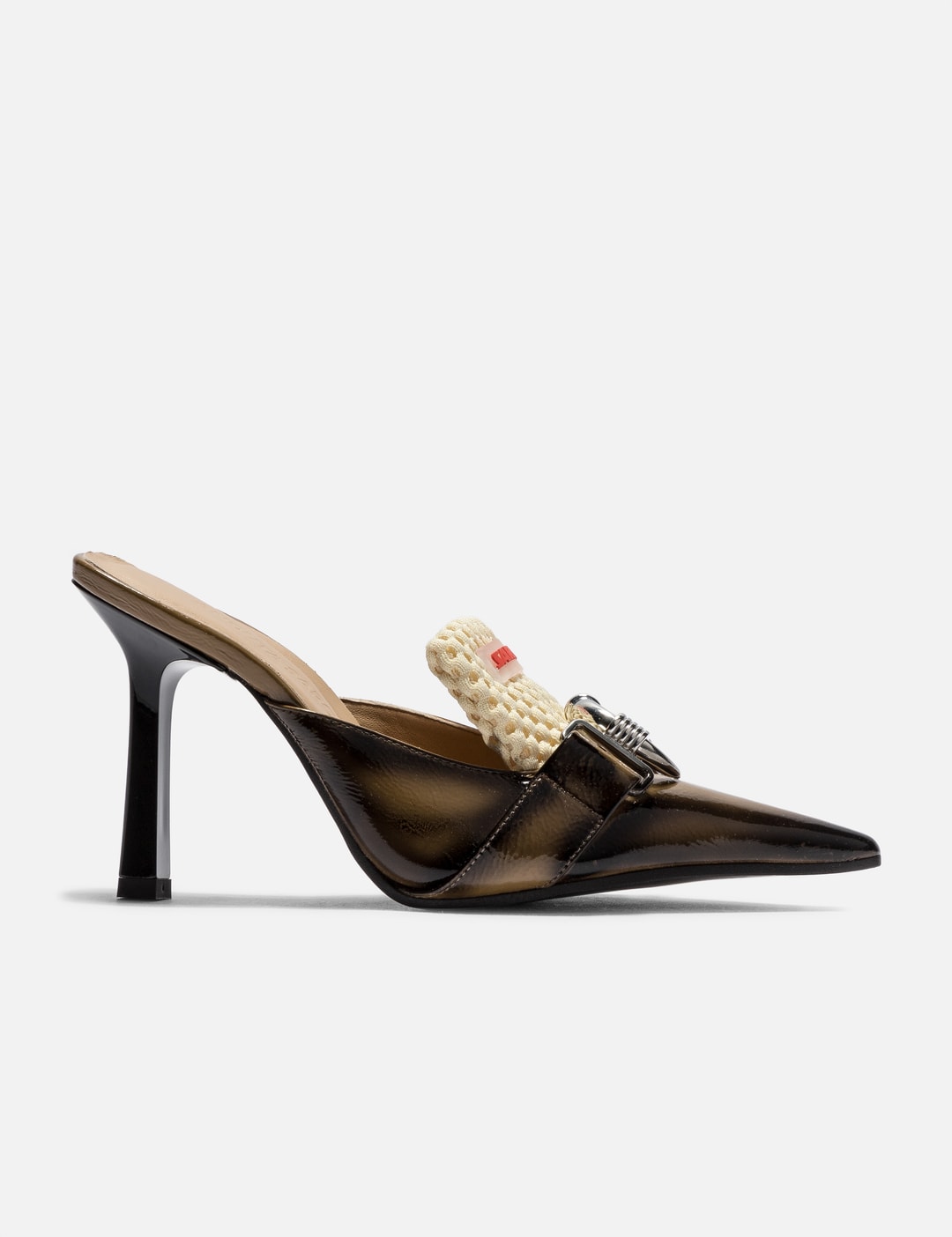 Olympia, Signature Style Upcycled Mule High Heel view 6