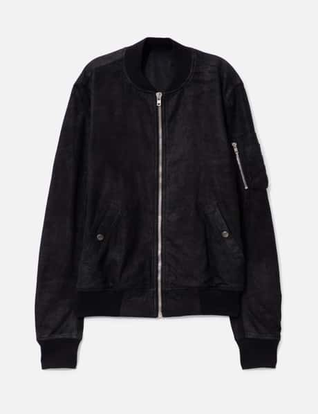 Rick Owens Blistered Lamb Leather Bomber