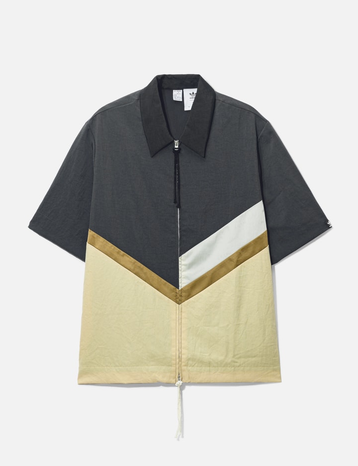 ADIDAS X SONG FOR THE MUTE CHEVRON PATTERN NYLON SHORT SLEEVES SHIRT Placeholder Image