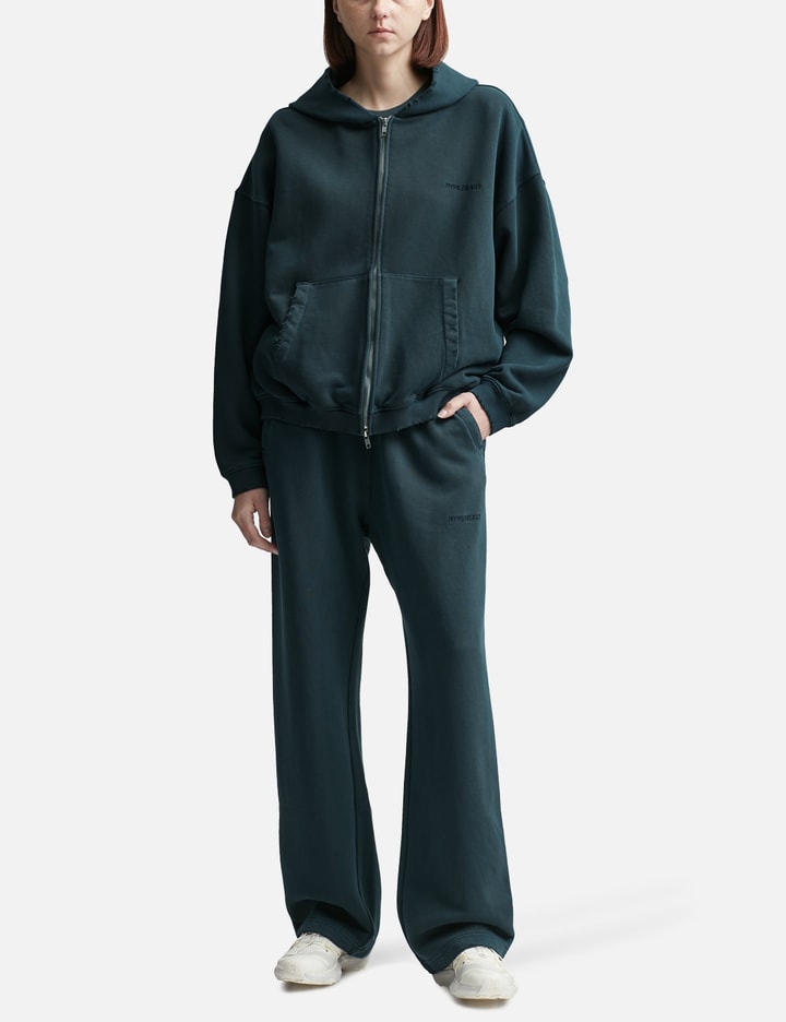 Hypebeast Garment-dyed Sweatpants In Blue