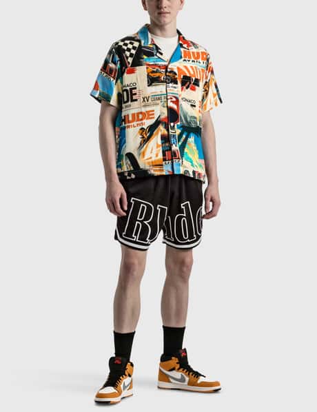 Rhude - Grand Prix T-shirt  HBX - Globally Curated Fashion and Lifestyle  by Hypebeast