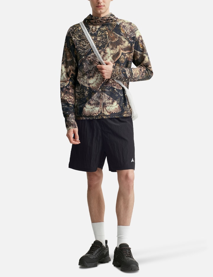 ROA Lio Upf Plus 50 Baselayer Moth Print Long Sleeve Hoodie