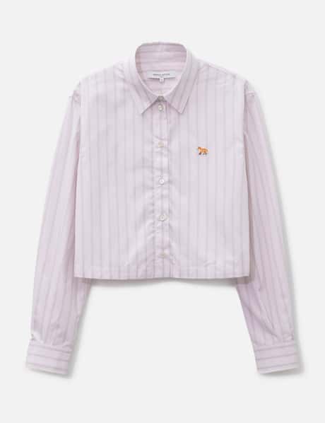 메종 키츠네 Baby Fox Cropped Shirt