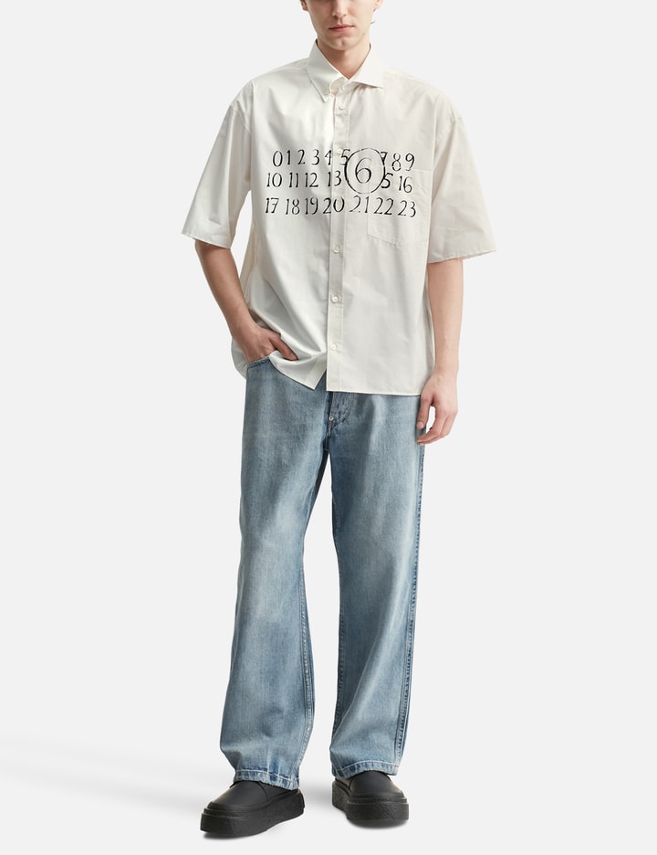 Asymmetric poplin shirt Placeholder Image