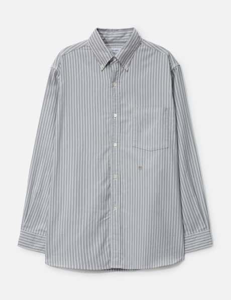 Nanamica Button Down Stripe Wind Shirt