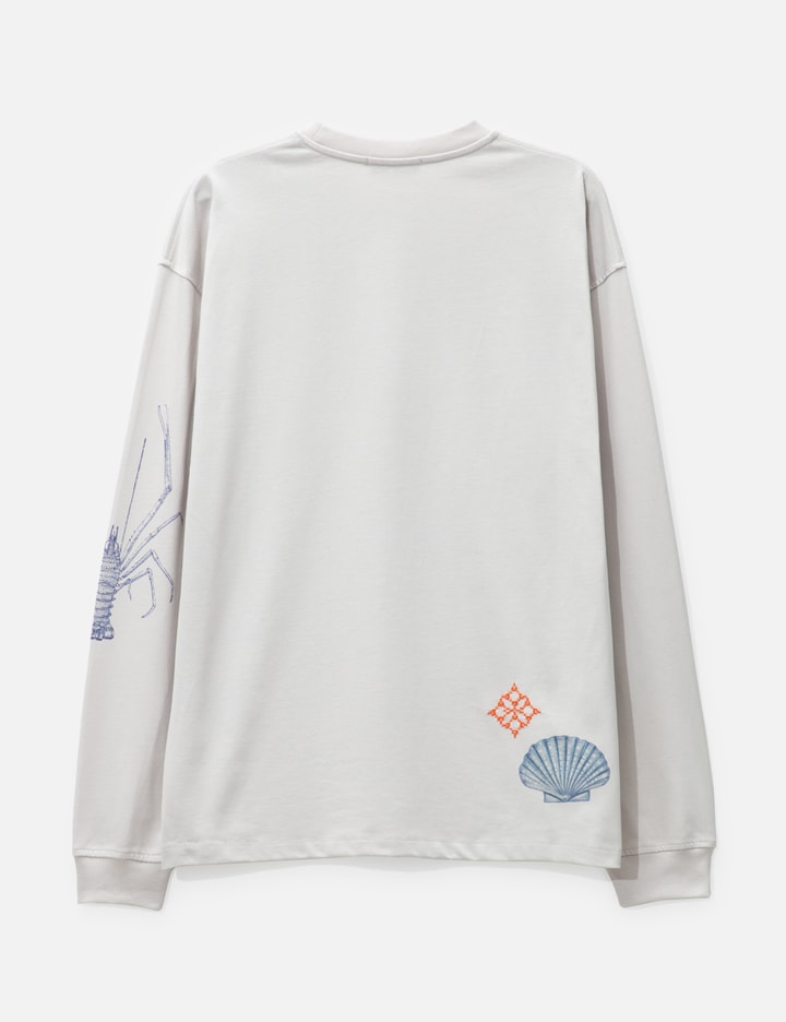 Shop Adish By Small Talk Jersey Long Sleeve In White