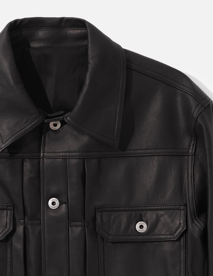 COOR Goat Skin Pocket Trucket Jacket