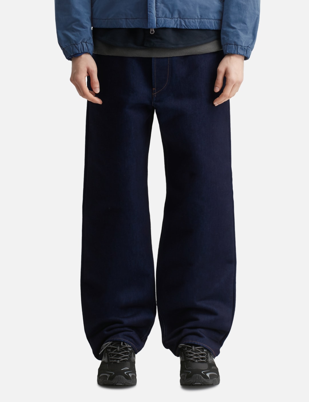 Indigo Denim-Rinsed Jeans view 18