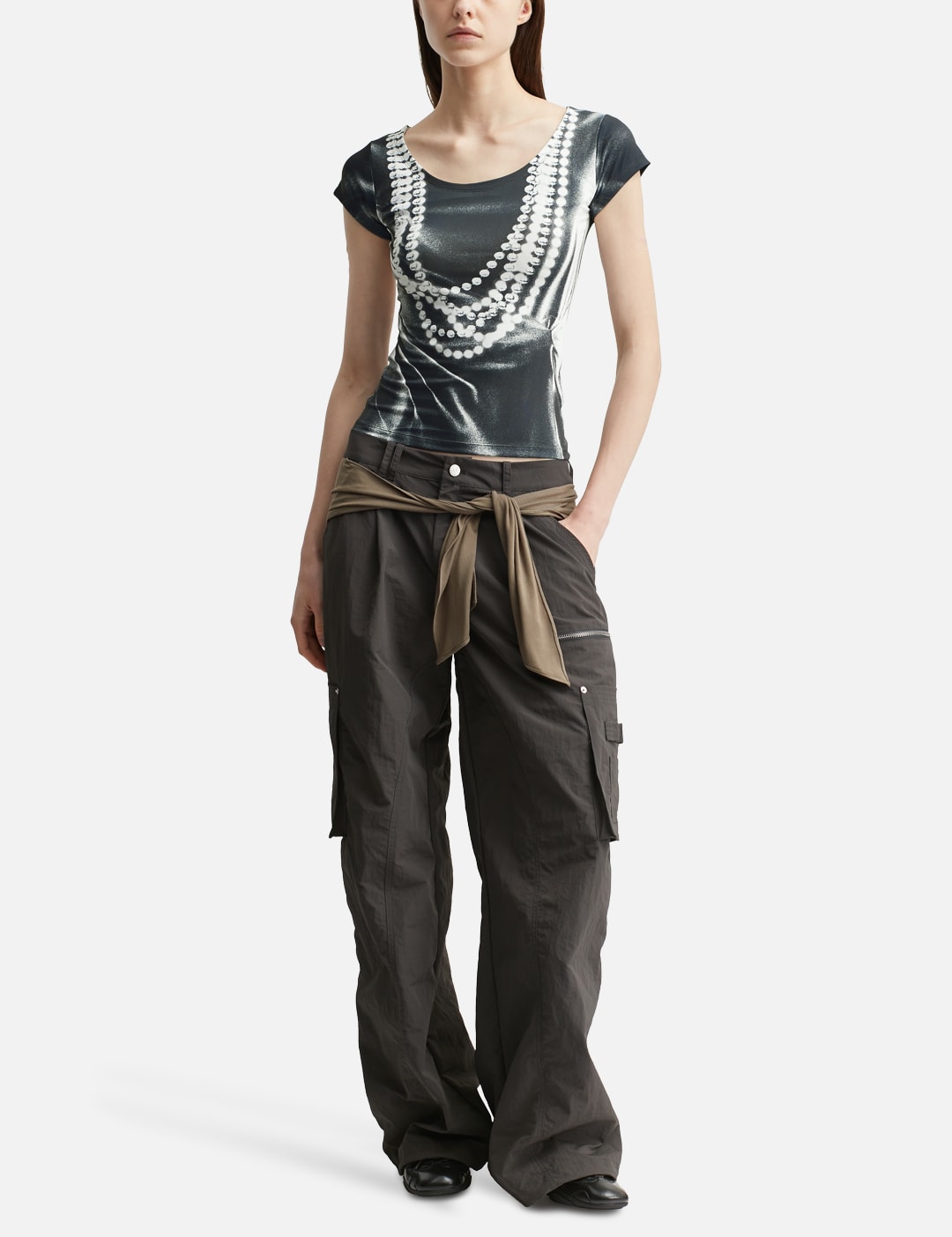 Pearl Necklace Printed T-Shirt view 15