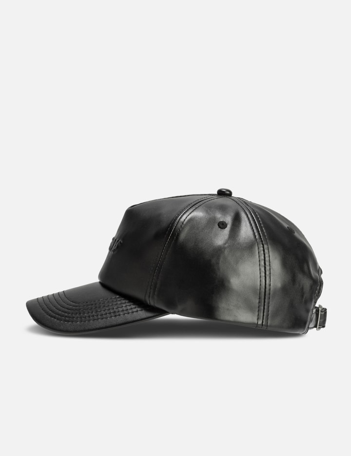 Debossed Vegan Leather 5 Panel Hat Placeholder Image