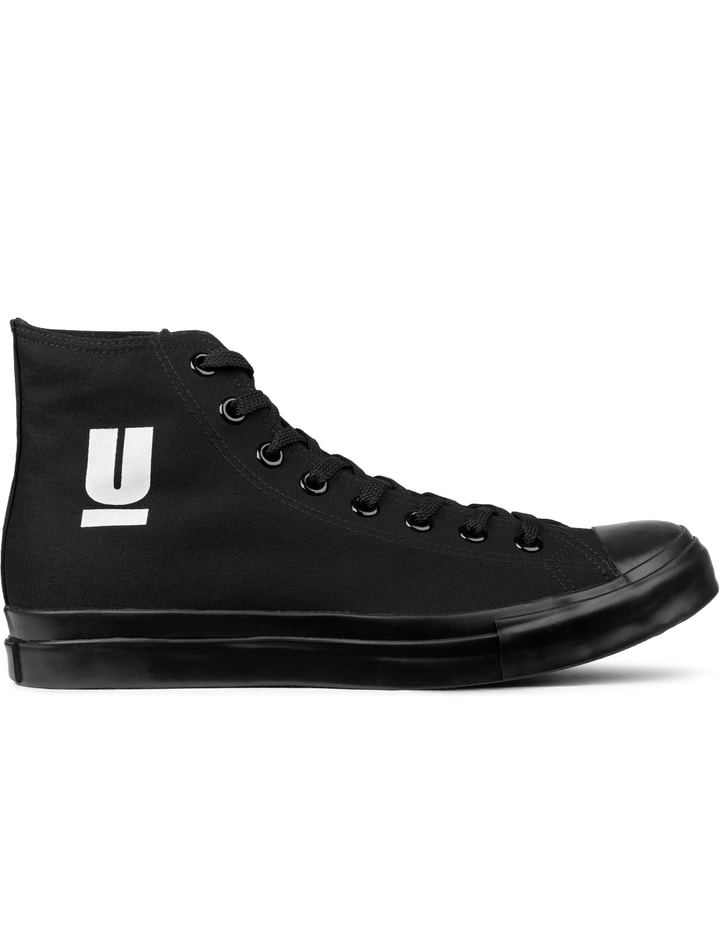 Black 'U' Canvas High Top Classic Sneakers Placeholder Image
