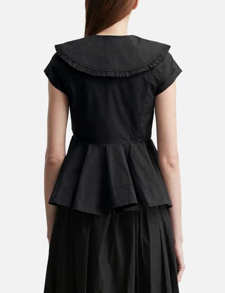 Short Cotton Ruffle Shirt view 9