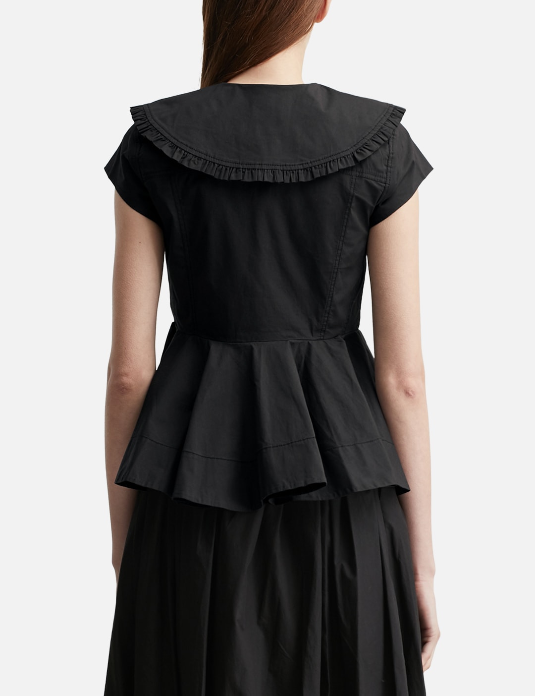 Short Cotton Ruffle Shirt view 10