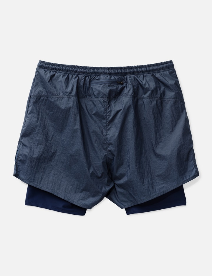 District Vision Ripstop Layered Trail Shorts In Blue