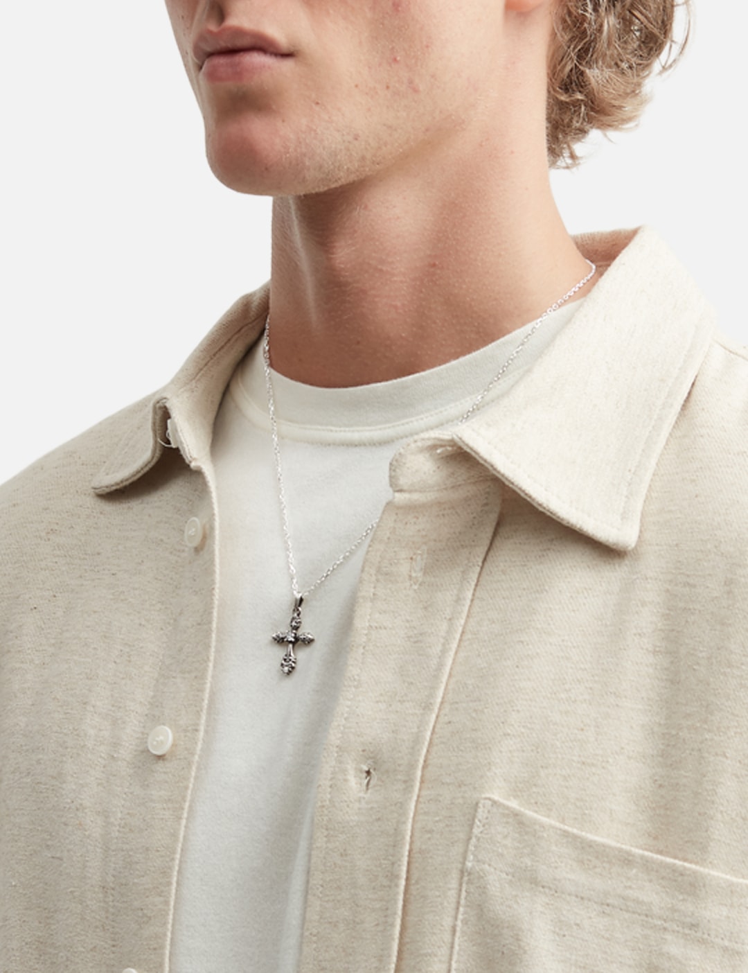 Cross Pendant Oxidised Necklace view 16