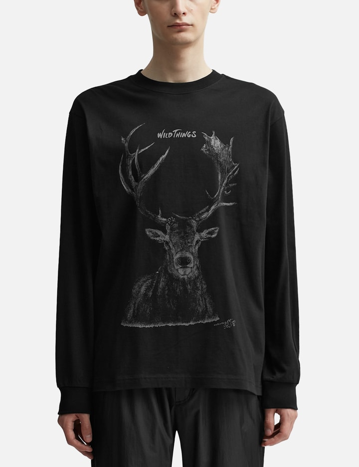 Deer Graphic Long T-Shirt Placeholder Image