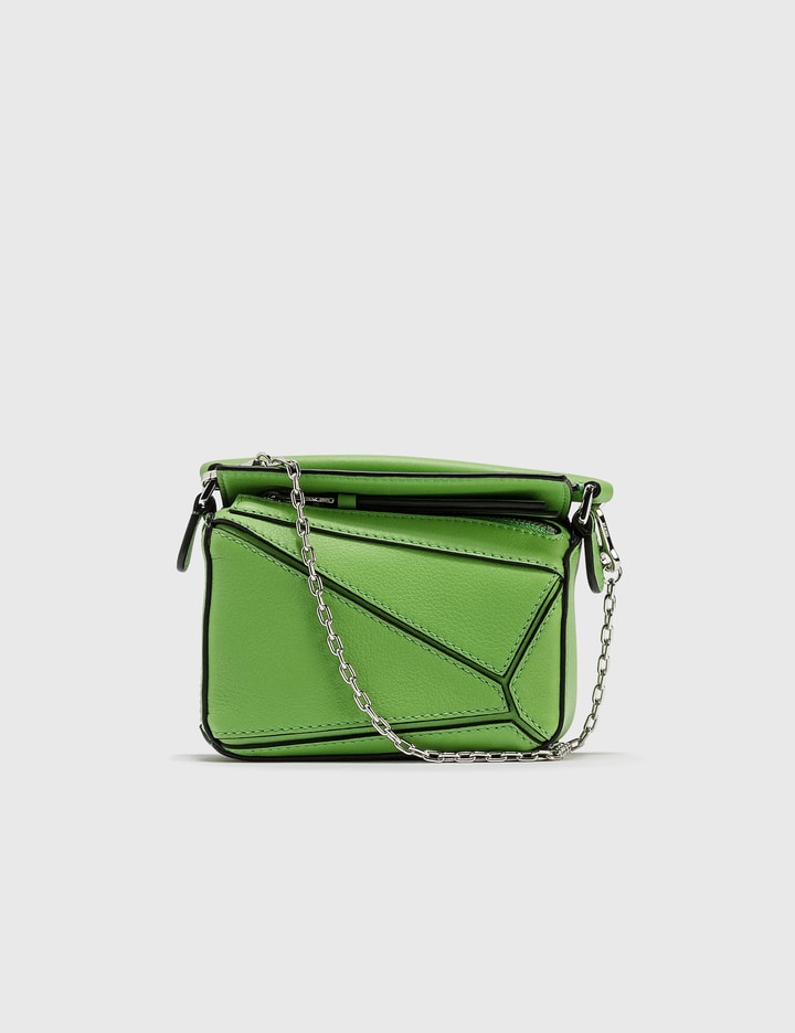 Loewe Puzzle Nano Bag in Apple Green