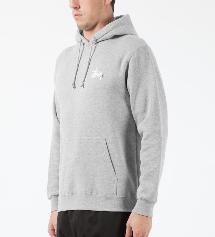 Heather Grey Basic Logo Hoodie Placeholder Image