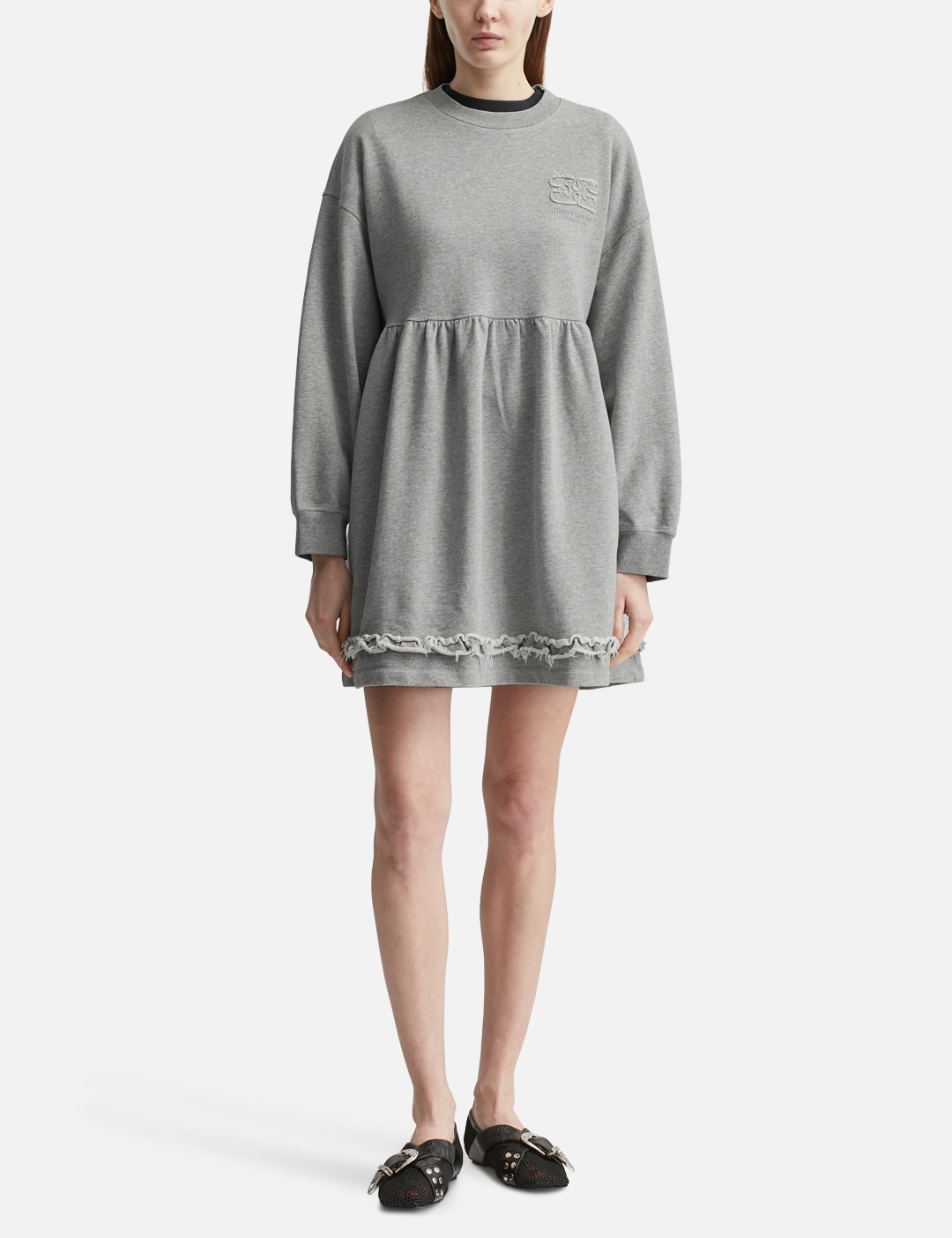 Ganni - Lamb Leather Strap Dress | HBX Ganni - Lamb Leather Strap Dress | HBX