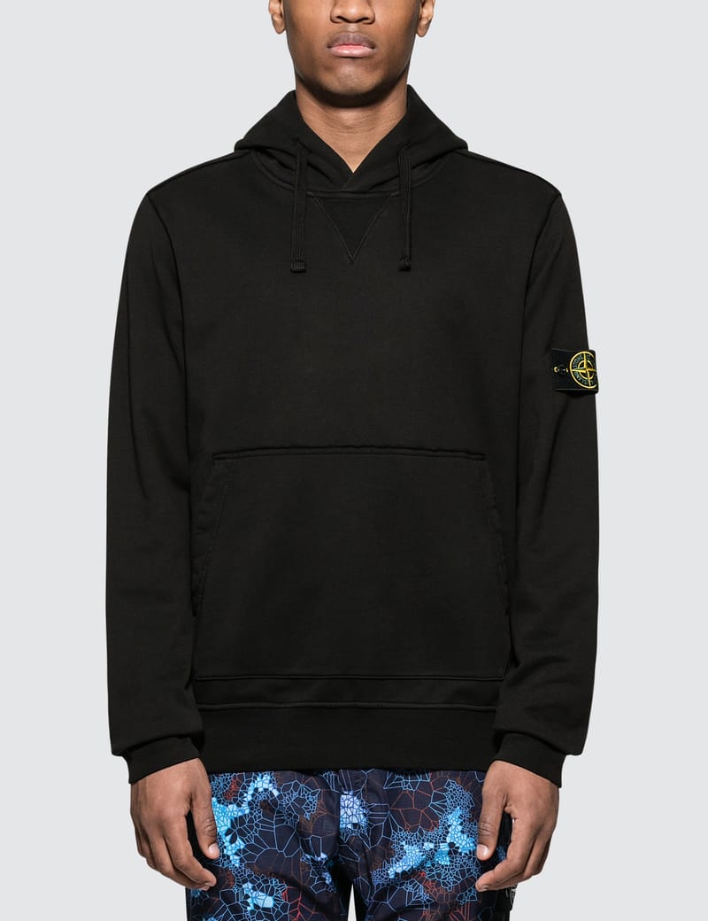 stone island basic hoodie