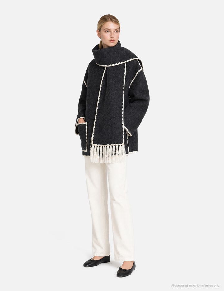 TOTEME Embroidered Scarf Jacket