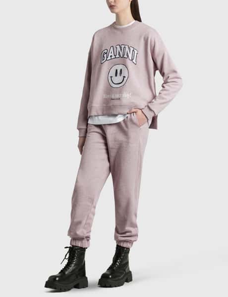 Ganni Isoli Smiley Sweatshirt HBX