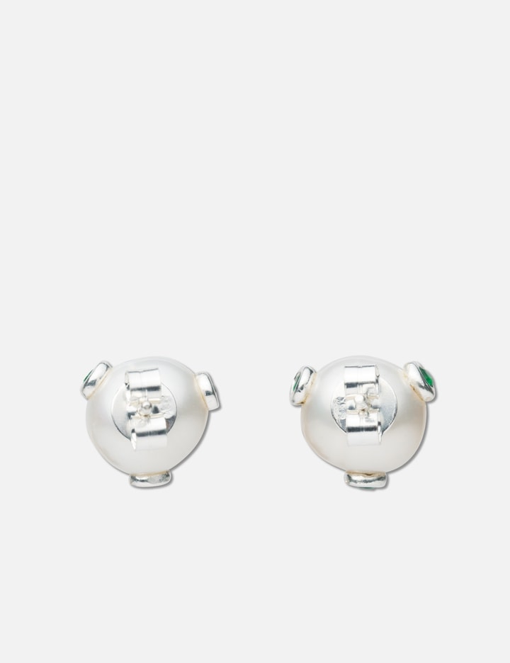 The Green Polka Dot Freshwater Pearl Earring Pair Placeholder Image