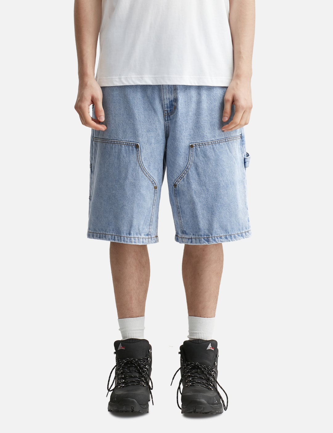 Carpenter Denim Shorts view 18