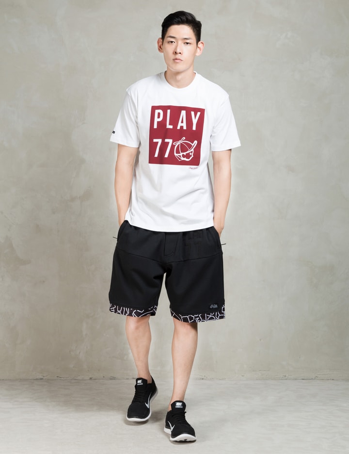 White S/S Play77 T-Shirt Placeholder Image