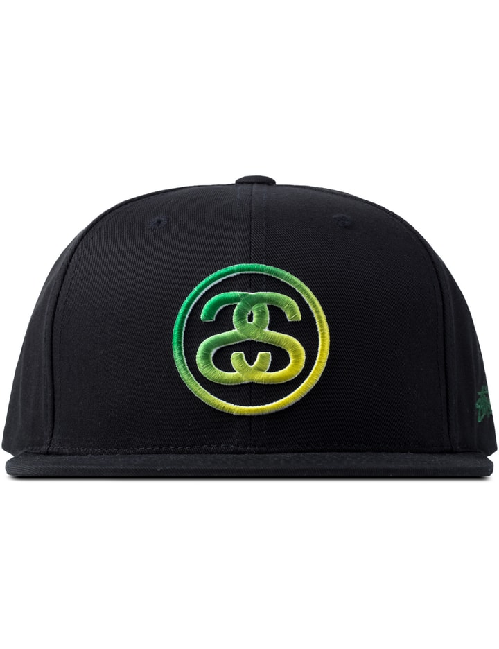 Stüssy - Black SS Link Fade Cap | HBX