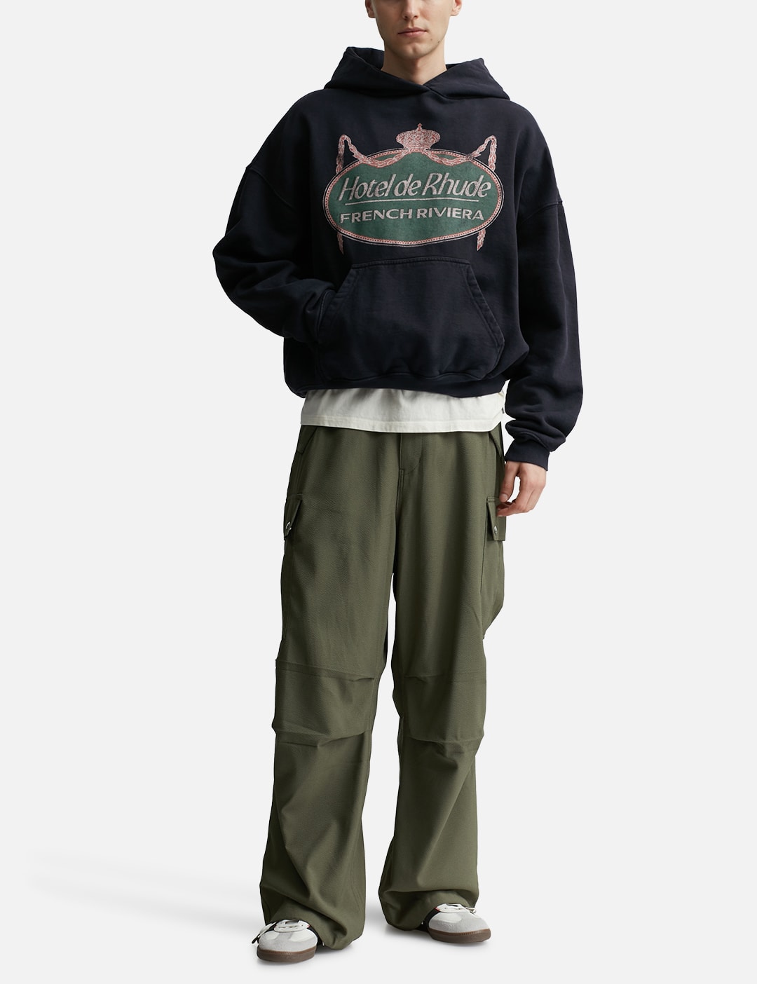 RHUDE ルード PREMIUM フライトパンツ グリーン XL（FLIGHT WARM UP  