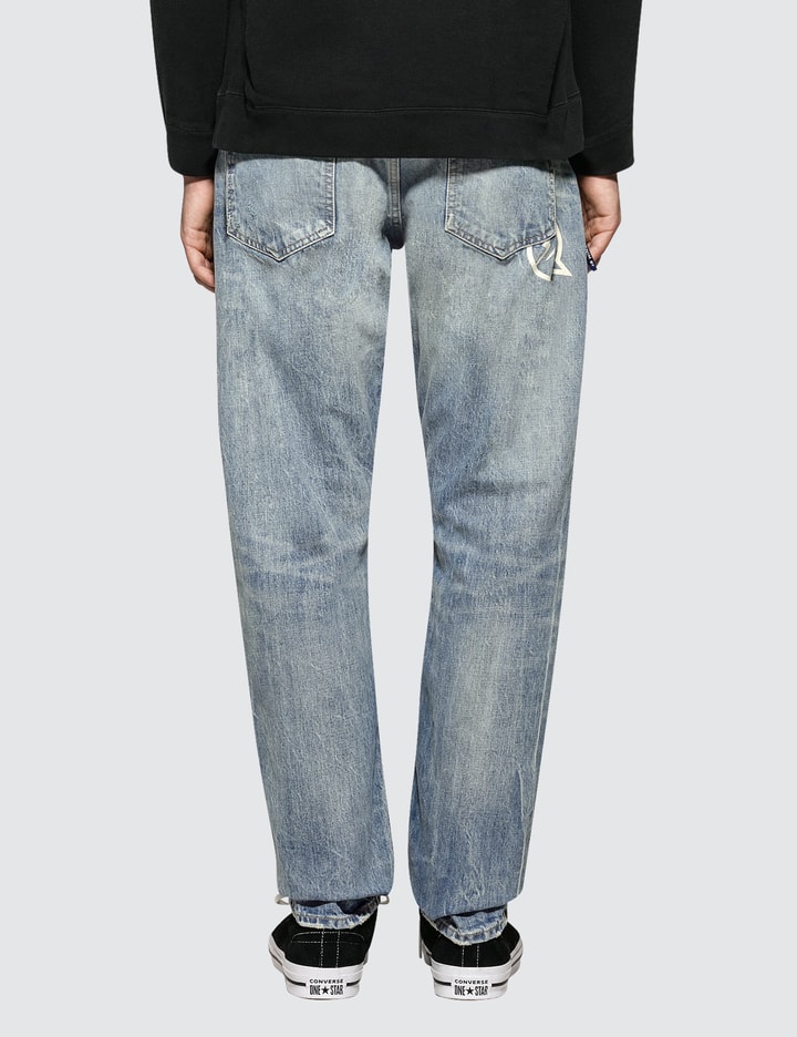 Washed Remake Wide Denim Jeans Placeholder Image