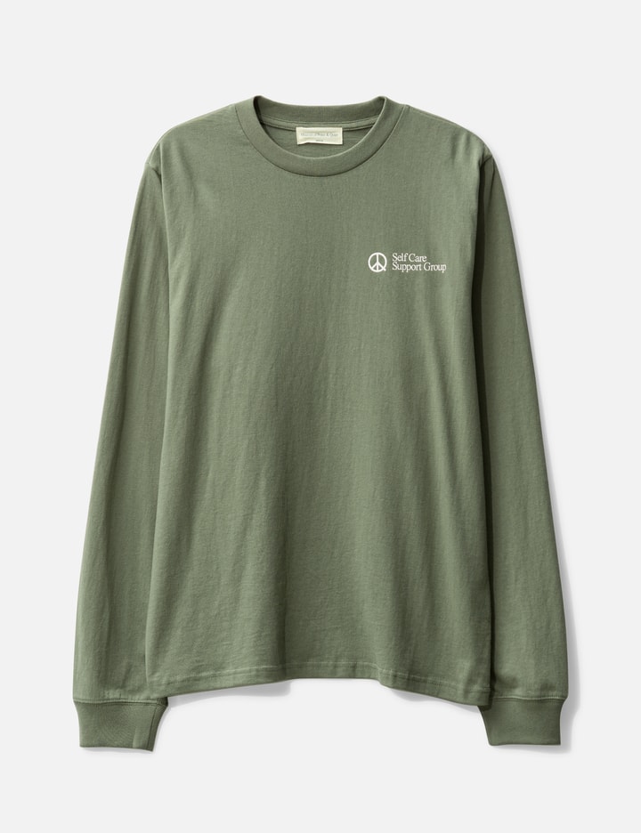 Museum Of Peace &amp; Quiet Support Group Long Sleeve T-shirt In Green