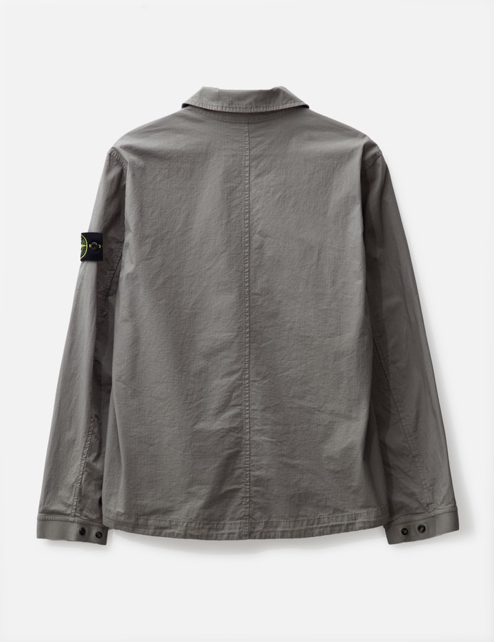 Shop Stone Island Regular Fit Overshirt In Grey